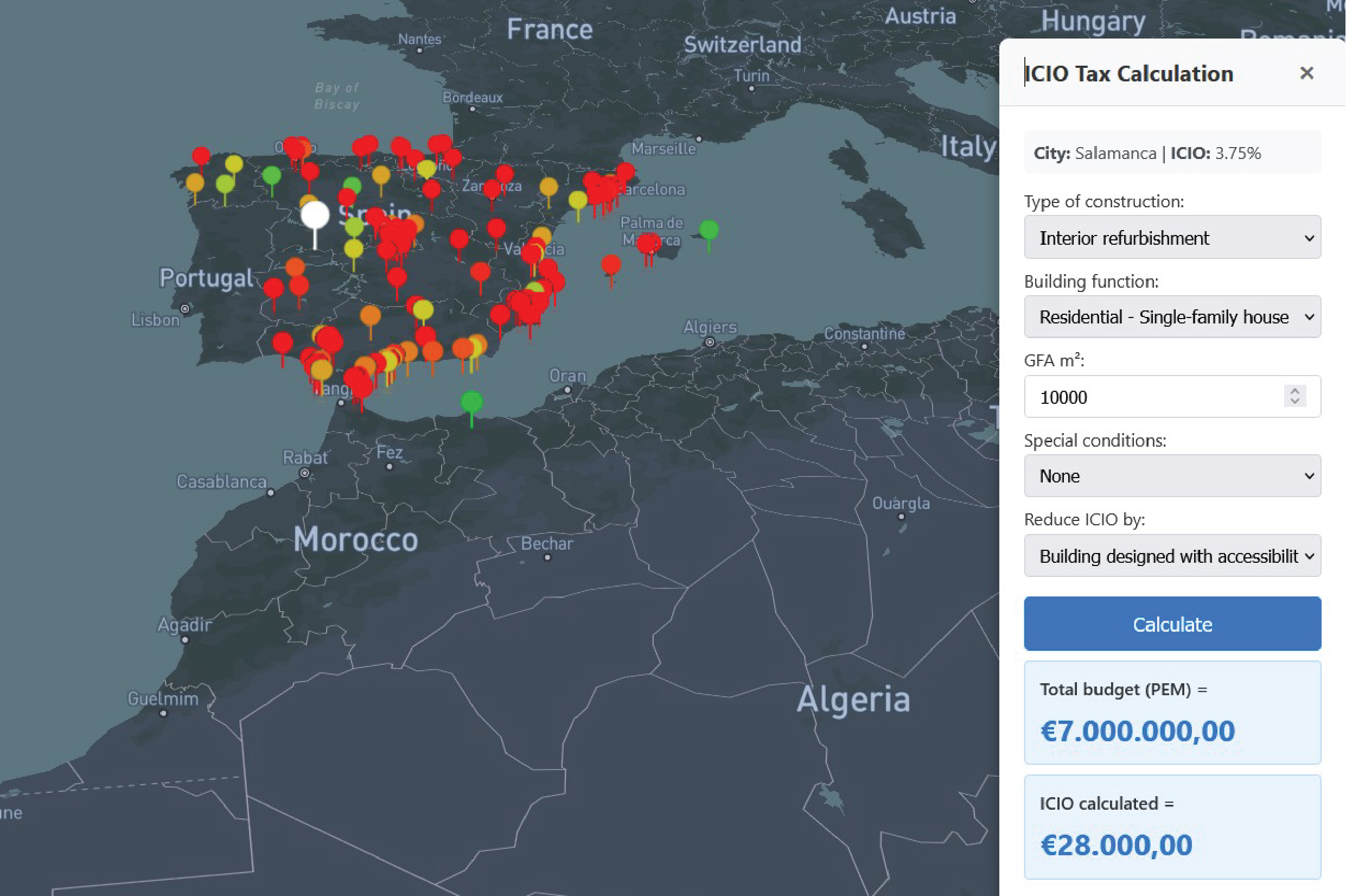 local tax policies in construction
